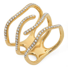 0.45ct 14k Yellow Gold Diamond Lady's Ring Size 6.25 0.45ct 14k Yellow Gold Diamond Lady's Ring Size 6.25