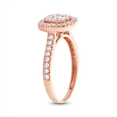 0.60ct 14k Rose Gold Diamond Lady's Ring Size 6 0.60ct 14k Rose Gold Diamond Lady's Ring Size 6