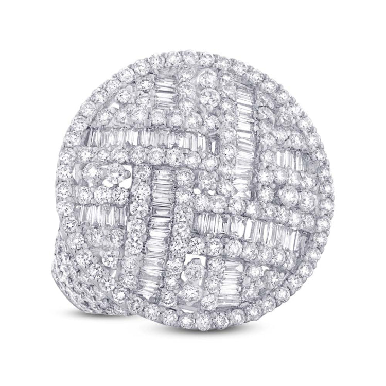 4.06ct 18k White Gold Diamond Lady's Ring 4.06ct 18k White Gold Diamond Lady's Ring