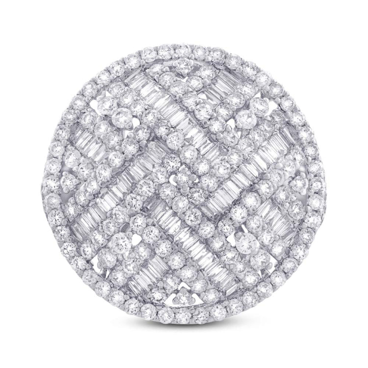 4.06ct 18k White Gold Diamond Lady's Ring 4.06ct 18k White Gold Diamond Lady's Ring