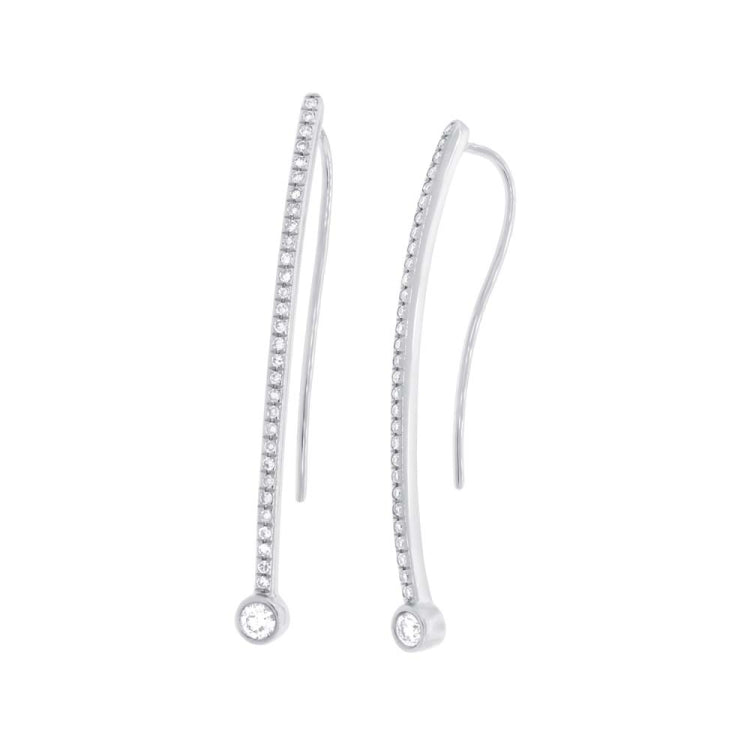 0.29ct 14k White Gold Diamond Earring 0.29ct 14k White Gold Diamond Earring