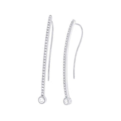 0.29ct 14k White Gold Diamond Earring 0.29ct 14k White Gold Diamond Earring