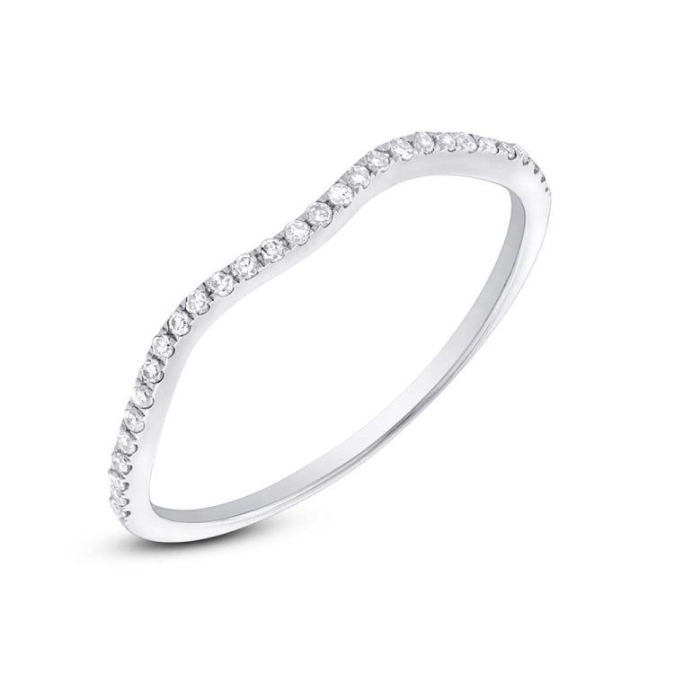 0.12ct 14k White Gold Diamond Lady's Band 0.12ct 14k White Gold Diamond Lady's Band