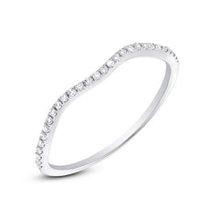 0.12ct 14k White Gold Diamond Lady's Band 0.12ct 14k White Gold Diamond Lady's Band