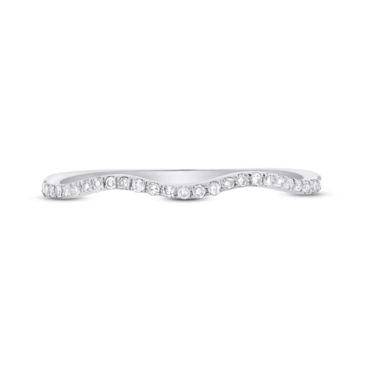0.12ct 14k White Gold Diamond Lady's Band 0.12ct 14k White Gold Diamond Lady's Band
