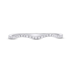 0.12ct 14k White Gold Diamond Lady's Band 0.12ct 14k White Gold Diamond Lady's Band