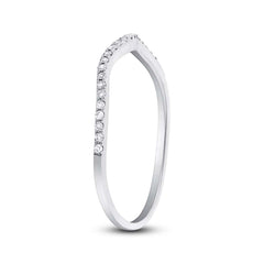 0.12ct 14k White Gold Diamond Lady's Band 0.12ct 14k White Gold Diamond Lady's Band