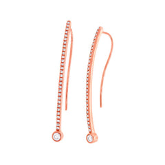 0.29ct 14k Rose Gold Diamond Earring 0.29ct 14k Rose Gold Diamond Earring