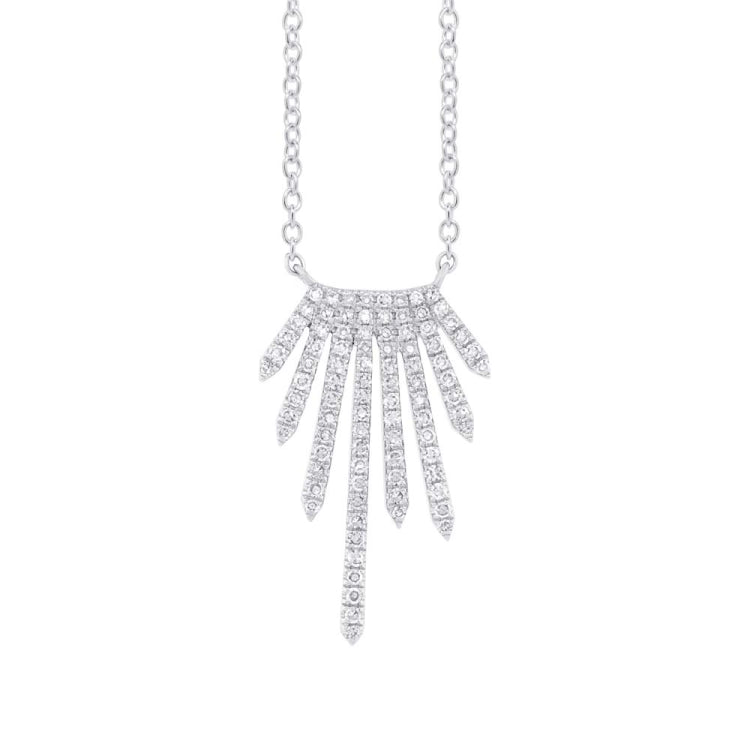 0.24ct 14k White Gold Diamond Necklace 0.24ct 14k White Gold Diamond Necklace