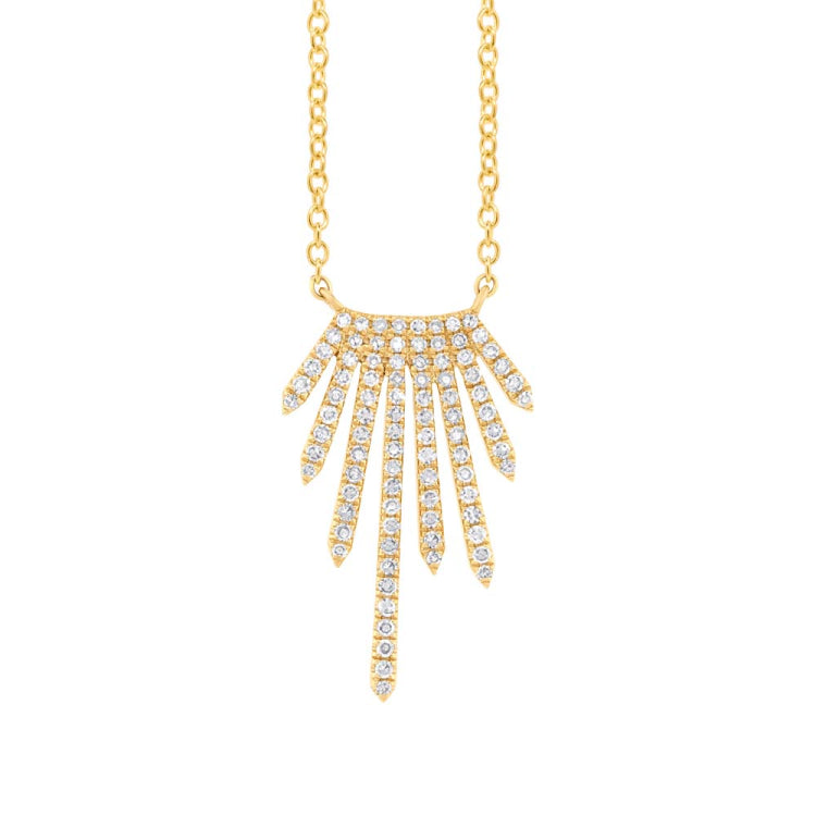 0.24ct 14k Yellow Gold Diamond Necklace 0.24ct 14k Yellow Gold Diamond Necklace