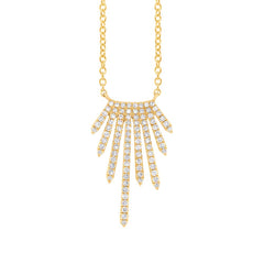 0.24ct 14k Yellow Gold Diamond Necklace 0.24ct 14k Yellow Gold Diamond Necklace