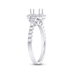 0.51ct 14k White Gold Diamond Semi-mount Ring 0.51ct 14k White Gold Diamond Semi-mount Ring