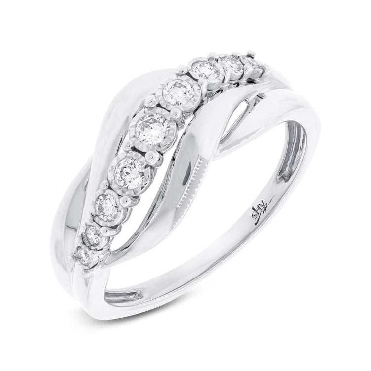 0.21ct 14k White Gold Diamond Lady's Ring 0.21ct 14k White Gold Diamond Lady's Ring