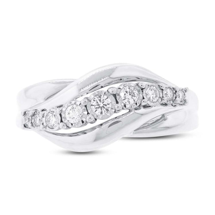 0.21ct 14k White Gold Diamond Lady's Ring 0.21ct 14k White Gold Diamond Lady's Ring