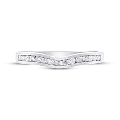 0.25ct 14k White Gold Diamond Shadow Band 0.25ct 14k White Gold Diamond Shadow Band