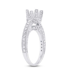 1.40ct 18k White Gold Diamond Semi-mount Ring 1.40ct 18k White Gold Diamond Semi-mount Ring