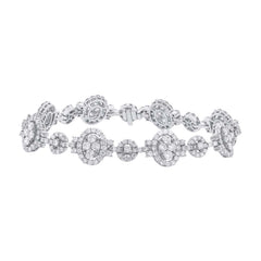 7.16ct 18k White Gold Diamond Lady's Bracelet 7.16ct 18k White Gold Diamond Lady's Bracelet