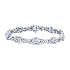 7.06ct 18k White Gold Diamond Lady's Bracelet 7.06ct 18k White Gold Diamond Lady's Bracelet