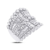 3.76ct 18k White Gold Diamond Lady's Ring
