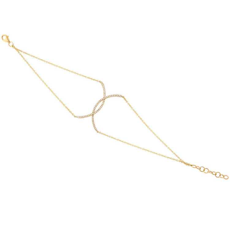 0.21ct 14k Yellow Gold Diamond Lady's Bracelet 0.21ct 14k Yellow Gold Diamond Lady's Bracelet