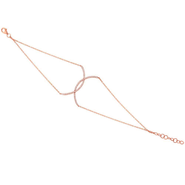 0.21ct 14k Rose Gold Diamond Lady's Bracelet 0.21ct 14k Rose Gold Diamond Lady's Bracelet