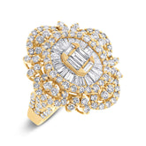 3.00ct 18k Yellow Gold Diamond Lady's Ring