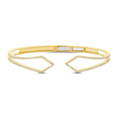 0.44ct 14k Yellow Gold Diamond Bangle 0.44ct 14k Yellow Gold Diamond Bangle