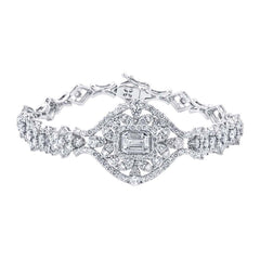 6.19ct 18k White Gold Diamond Lady's Bracelet 6.19ct 18k White Gold Diamond Lady's Bracelet