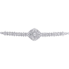 6.19ct 18k White Gold Diamond Lady's Bracelet 6.19ct 18k White Gold Diamond Lady's Bracelet