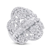 3.63ct 18k White Gold Diamond Lady's Ring