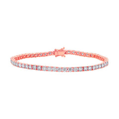2.02ct 14k Rose Gold Diamond Lady's Bracelet 2.02ct 14k Rose Gold Diamond Lady's Bracelet