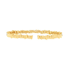 2.78ct 14k Yellow Gold Diamond Baguette Bangle 2.78ct 14k Yellow Gold Diamond Baguette Bangle