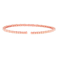 1.91ct 14k Rose Gold Diamond Bangle 1.91ct 14k Rose Gold Diamond Bangle