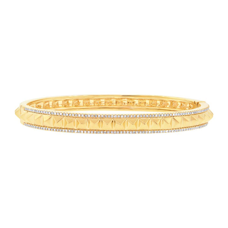 0.50ct 14k Yellow Gold Diamond Bangle 0.50ct 14k Yellow Gold Diamond Bangle
