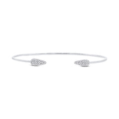 0.22ct 14k White Gold Diamond Bangle 0.22ct 14k White Gold Diamond Bangle