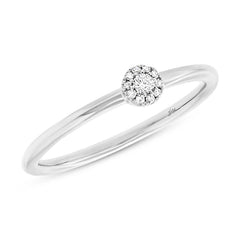 0.07ct 14k White Gold Diamond Lady's Ring 0.07ct 14k White Gold Diamond Lady's Ring