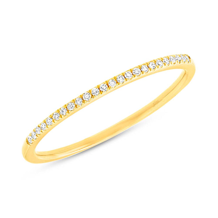 0.06ct 14k Yellow Gold Diamond Lady's Band 0.06ct 14k Yellow Gold Diamond Lady's Band