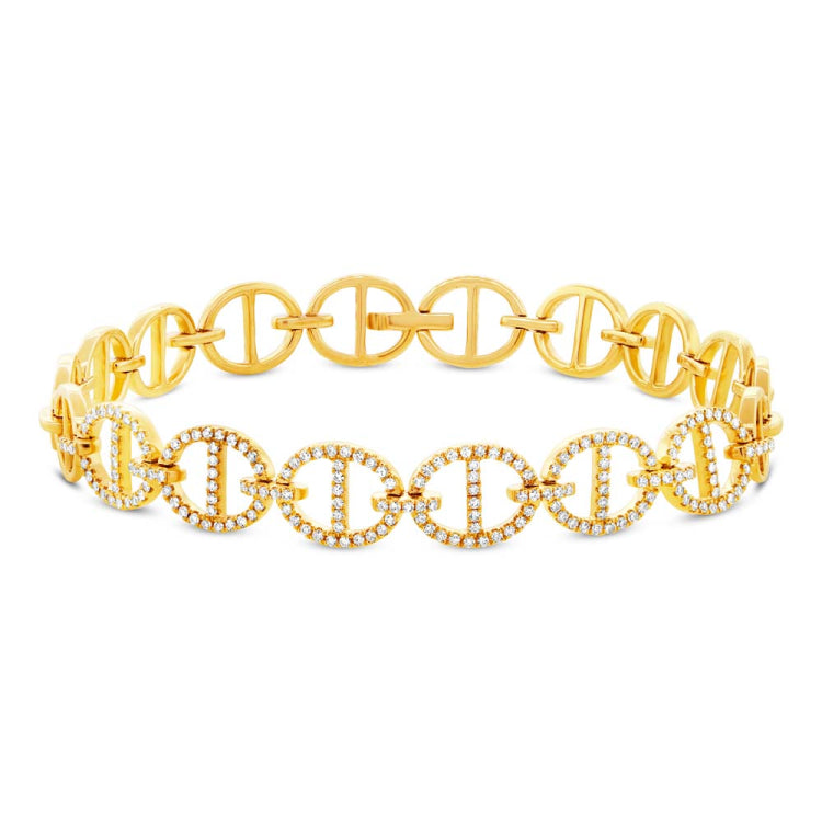 0.57ct 14k Yellow Gold Diamond Lady's Bracelet 0.57ct 14k Yellow Gold Diamond Lady's Bracelet