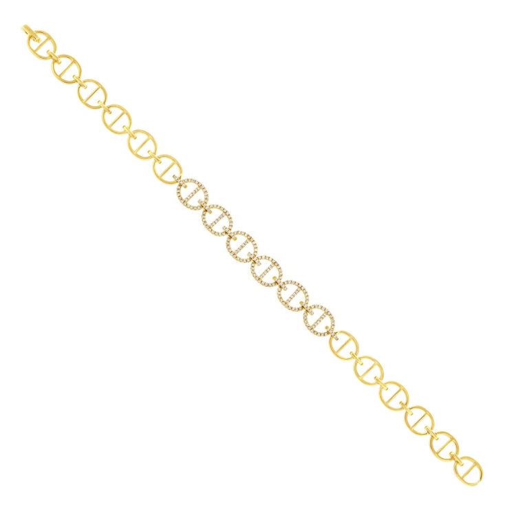0.57ct 14k Yellow Gold Diamond Lady's Bracelet 0.57ct 14k Yellow Gold Diamond Lady's Bracelet