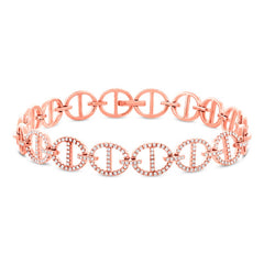 0.57ct 14k Rose Gold Diamond Lady's Bracelet 0.57ct 14k Rose Gold Diamond Lady's Bracelet