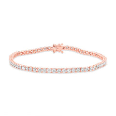 1.00ct 14k Rose Gold Diamond Lady's Bracelet 1.00ct 14k Rose Gold Diamond Lady's Bracelet