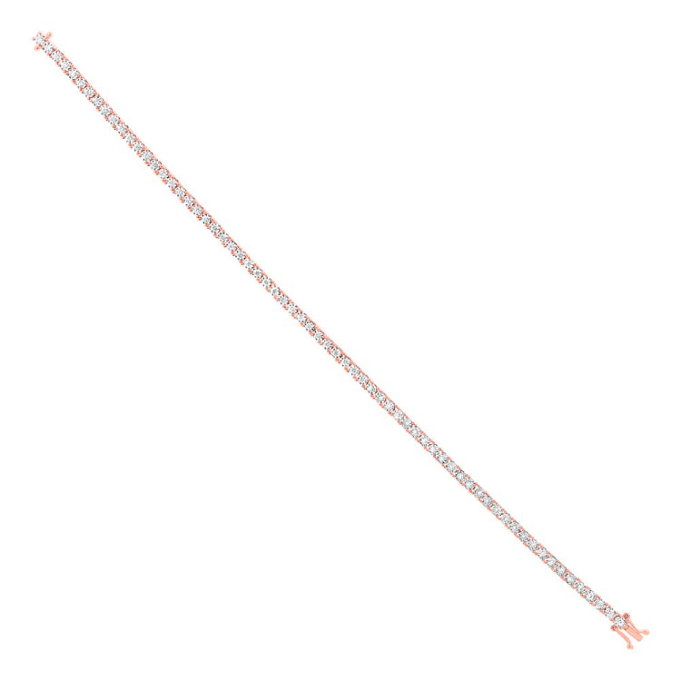 1.00ct 14k Rose Gold Diamond Lady's Bracelet 1.00ct 14k Rose Gold Diamond Lady's Bracelet