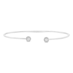 0.23ct 14k White Gold Diamond Bangle 0.23ct 14k White Gold Diamond Bangle