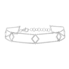 0.26ct 14k White Gold Diamond Lady's Bracelet 0.26ct 14k White Gold Diamond Lady's Bracelet