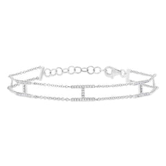 0.25ct 14k White Gold Diamond Lady's Bracelet 0.25ct 14k White Gold Diamond Lady's Bracelet