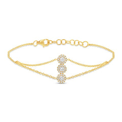 0.32ct 14k Yellow Gold Diamond Lady's Bracelet 0.32ct 14k Yellow Gold Diamond Lady's Bracelet
