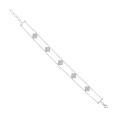 0.41ct 14k White Gold Diamond Pave Lady's Bracelet 0.41ct 14k White Gold Diamond Pave Lady's Bracelet