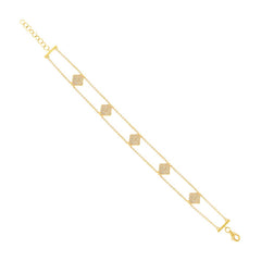 0.41ct 14k Yellow Gold Diamond Pave Lady's Bracelet 0.41ct 14k Yellow Gold Diamond Pave Lady's Bracelet