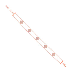0.41ct 14k Rose Gold Diamond Pave Lady's Bracelet 0.41ct 14k Rose Gold Diamond Pave Lady's Bracelet