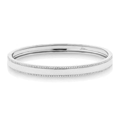 0.47ct 14k White Gold Diamond ID Bangle 0.47ct 14k White Gold Diamond ID Bangle